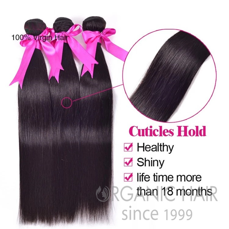 Long human hair extensions for short hair 